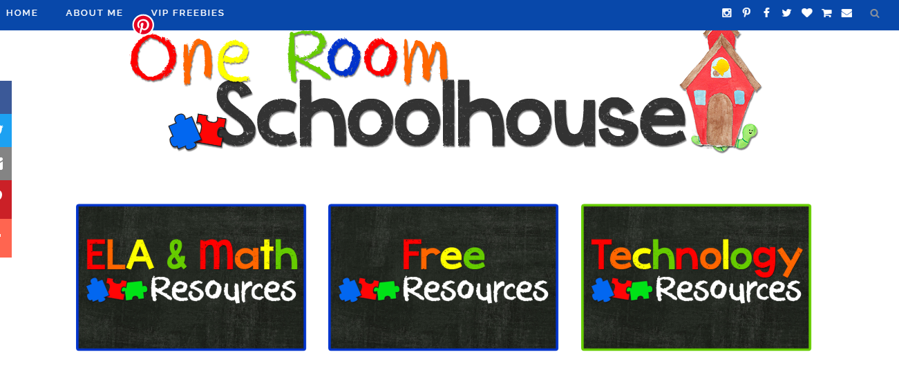 One Room Schoolhouse teacher blog info-graphic 