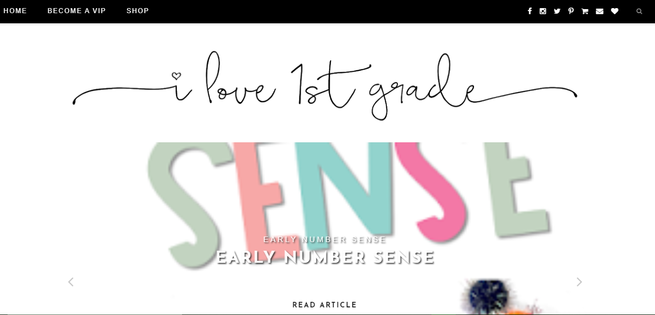 I Love First Grade - teacher blog 