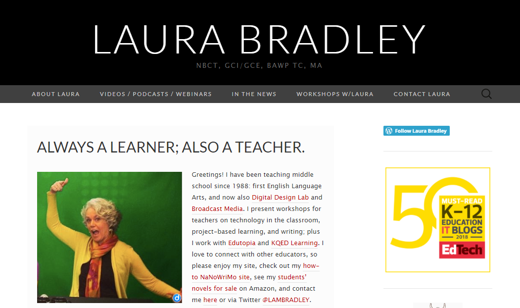 Laura Bradley’s - teacher blog 