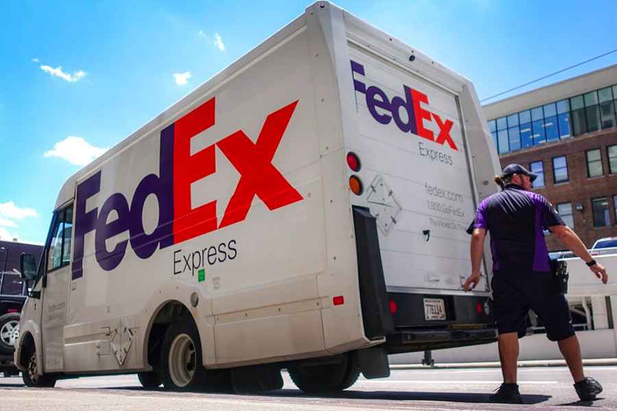FedEx cargo van