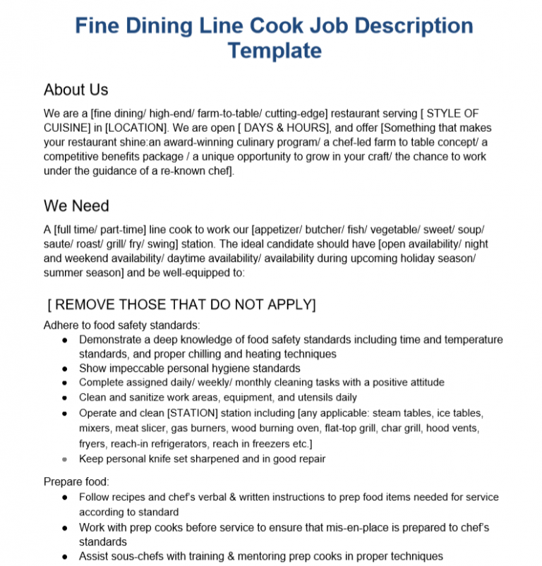 line-cook-job-description-free-templates