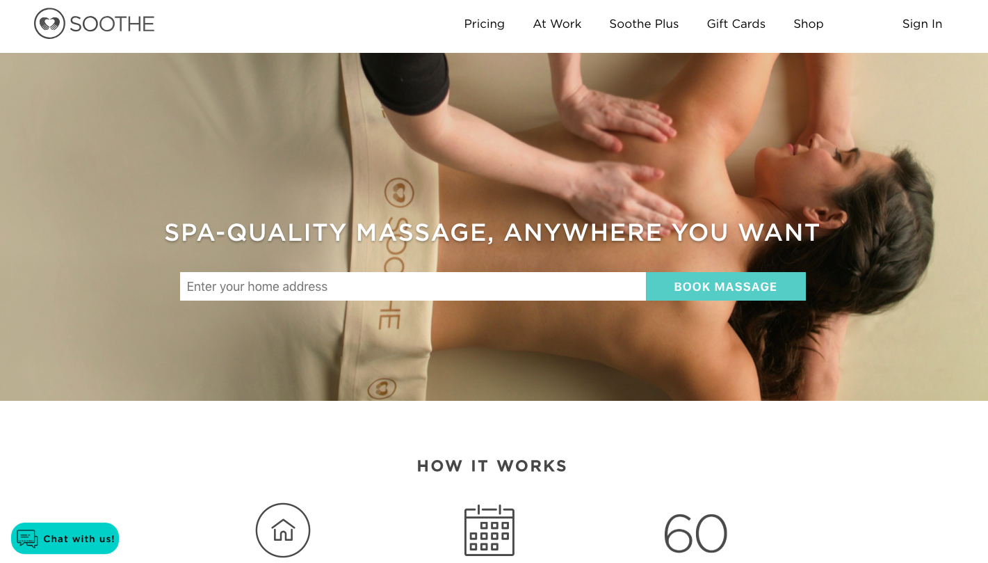 Lenire la landing page