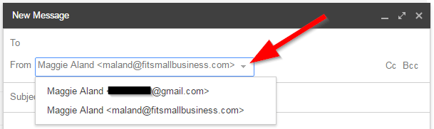 Cambiar entre el correo electrónico personalizado de Gmail y bluehost