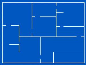 Showing a forced path floor plan.