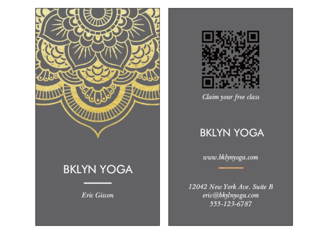 Vistaprint - Esempio di biglietto da visita - Centro fitness