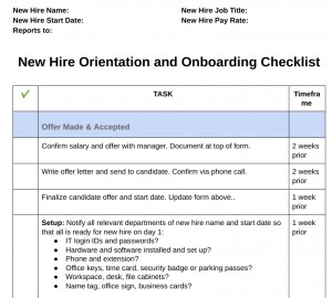 new hire orientation survey questions