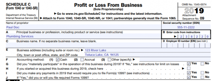 IRS Schedule C Instructions Step-by-Step