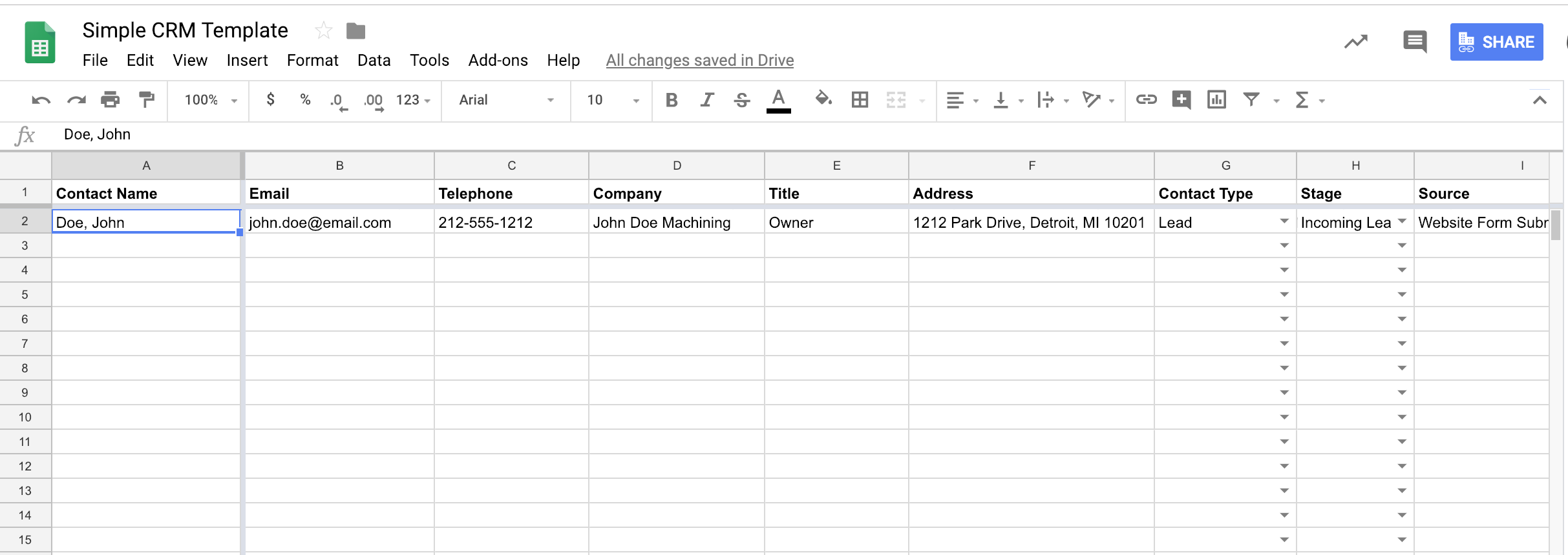 google-sheets-crm-template-vip-graphics