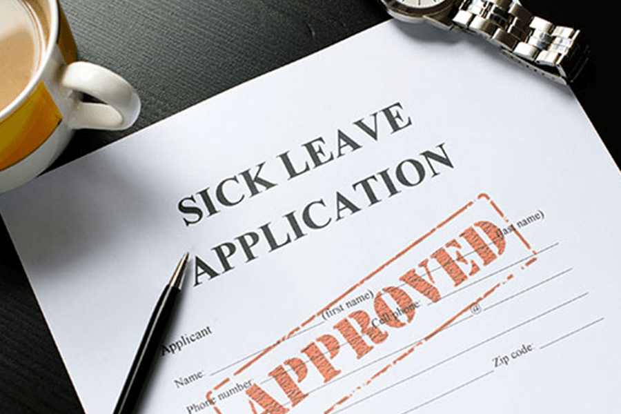 oregon sick leave application example