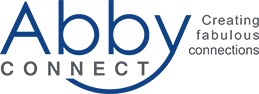 Abby Connect logo that links to the Abby Connect homepage in a new tab.