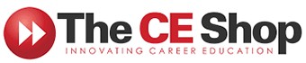 The CE Shop logo that links to The CE Shop homepage in a new tab