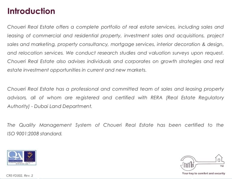 Choueri Real Estate company summary