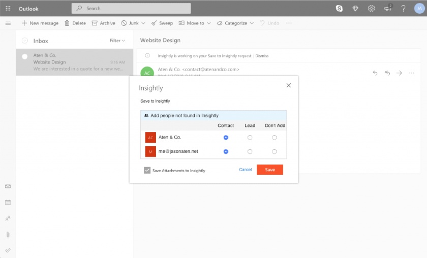 6 Best Crms For Outlook Integration 2020