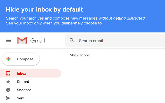how can i change my gmail inbox to show only unopened mail