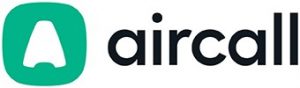 Aircall logo that links to the Aircall homepage in a new tab.