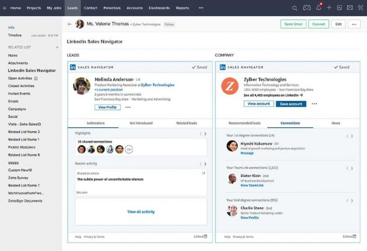 6 Best CRM for LinkedIn Integration 2020