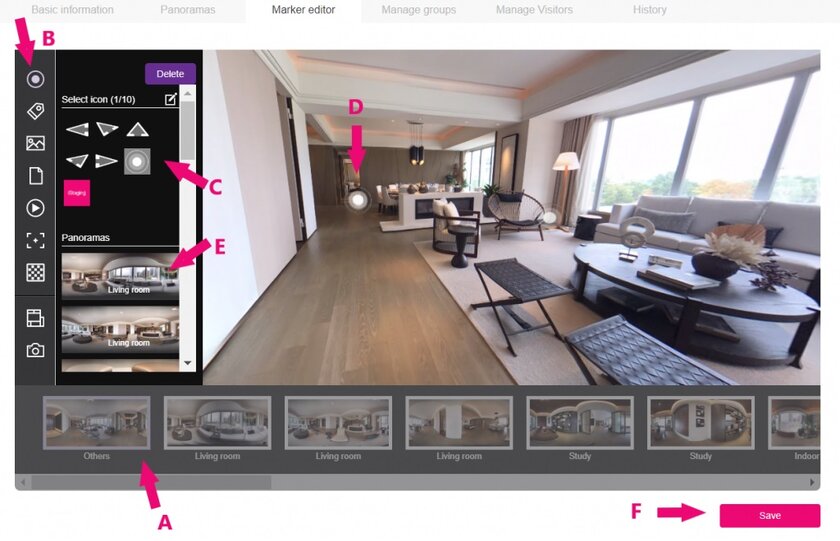 what is a virtual tour website