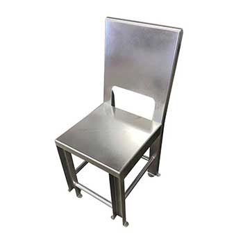 SSL industries stainless steel restaurant chair.