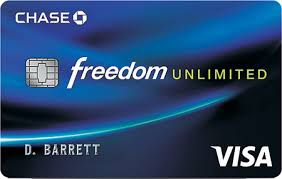 chase freedom unlimited credit card
