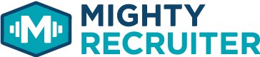 MightyRecruiter logo.