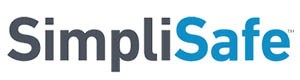 Simplisafe logo that links to the Simplisafe homepage in a new tab.