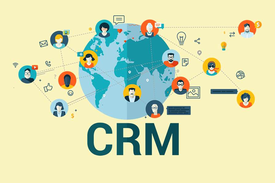 CRM implementation concept