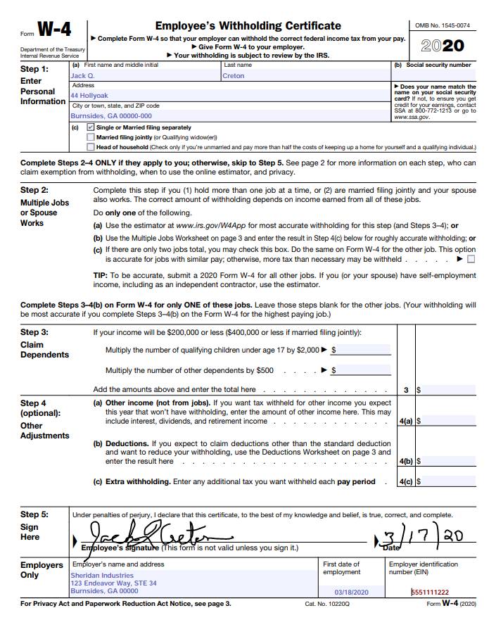 Form W-4: What It Is and How to File