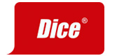Dice logo that links to the Dice homepage in a new tab.