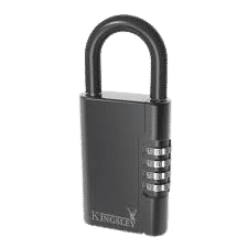 Kingsley's guard-a-key black realtor lockbox from Amazon.