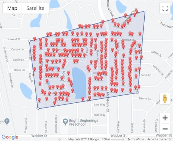 ProspectsPLUS!'s MapMyMail list builder.