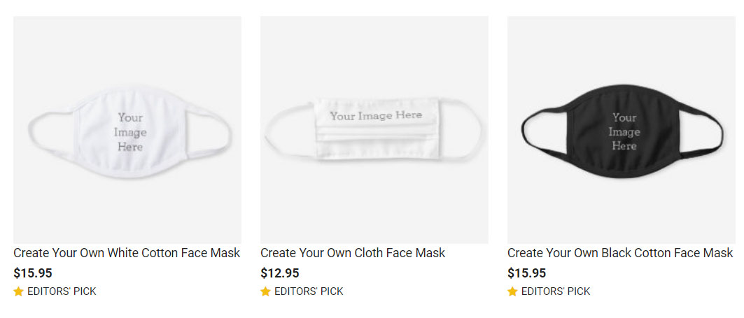 Screenshot of Face Mask Customization