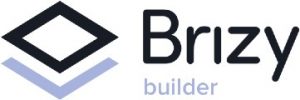 Brizy logo that links to the Brizy homepage in a new tab.