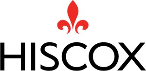 Hiscox logo that links to Hiscox page in a new tab.