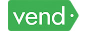 Vend logo that links to the Vend homepage in a new tab