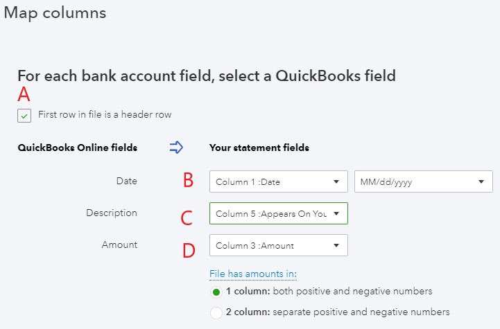 how far back can quickbooks import credit card transactions