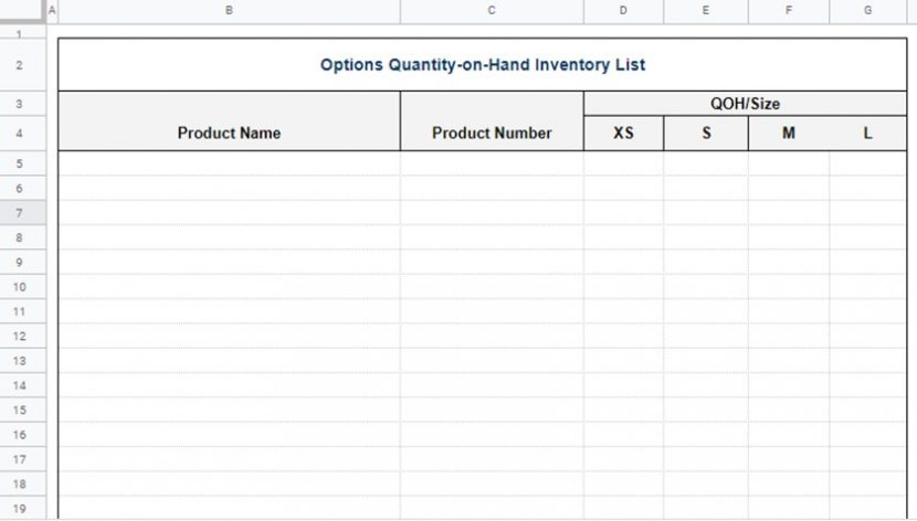 10 Free Inventory Templates + Instructions