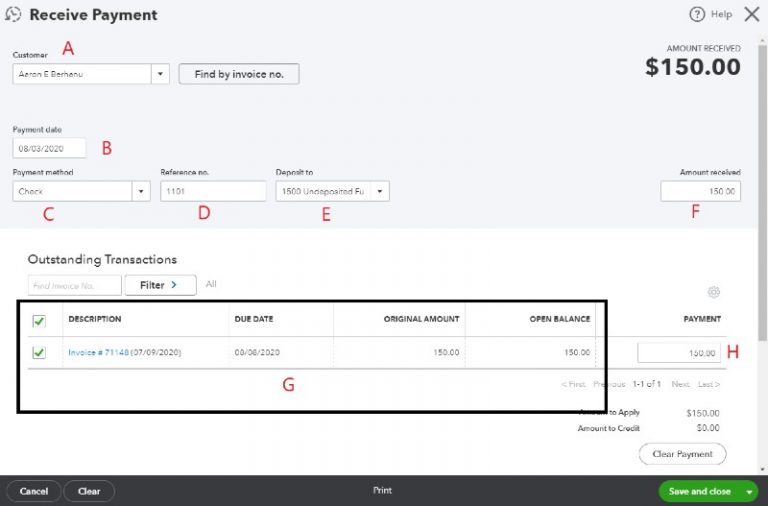 How to receive payments in quickbooks online