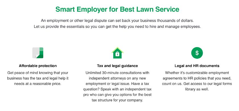 Screenshot of Smart Employer for Best Lawn Service