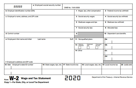 adjusted gross income on w2