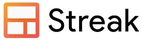 Streak logo that links to the Streak homepage in a new tab.