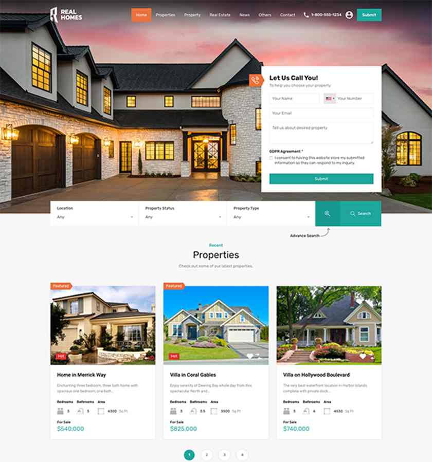 40 Best Real Estate Website Templates 2021 - Colorlib