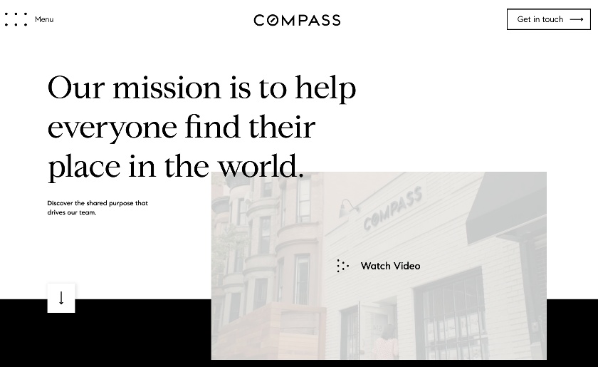 Compass mission statement example.