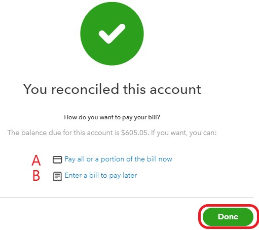 Choose How to Pay a Reconciled Credit Card in QuickBooks Online