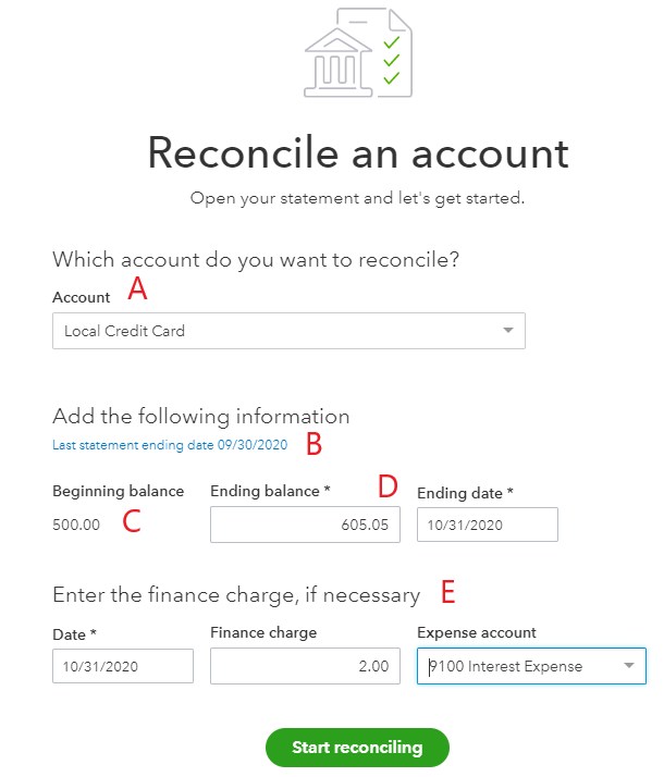 reconcile and pay for credit card charge quickbooks mac