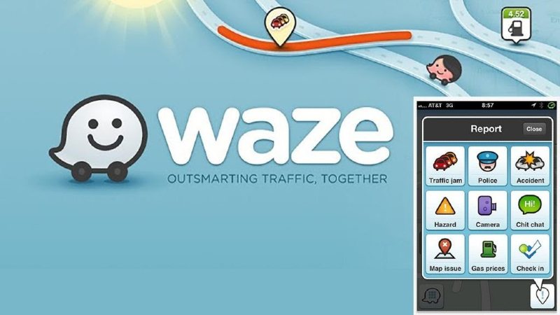 Waze app banner