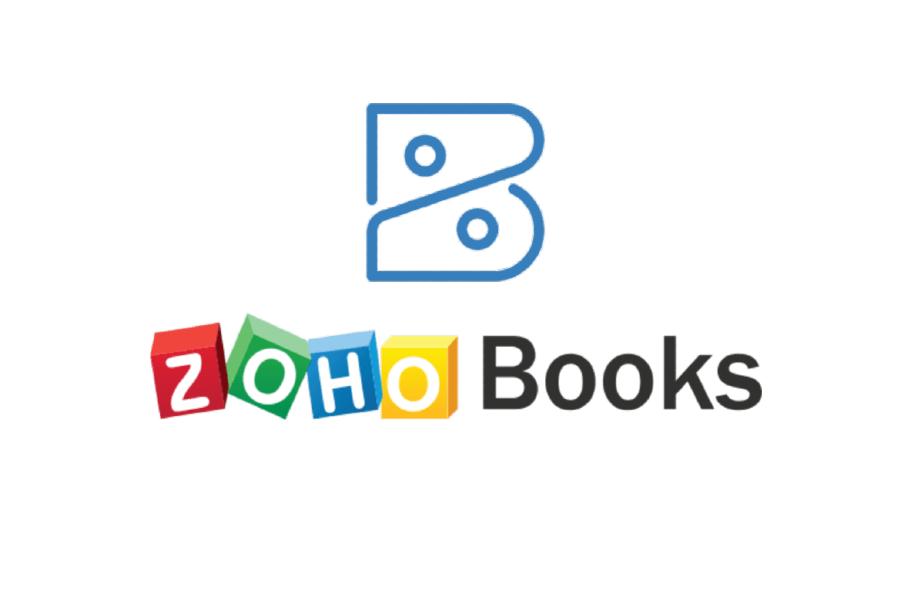 Zoho Books logo as feature image for Zoho books review article.
