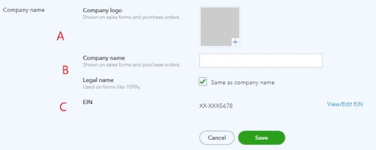 import quickbooks online settings to new company