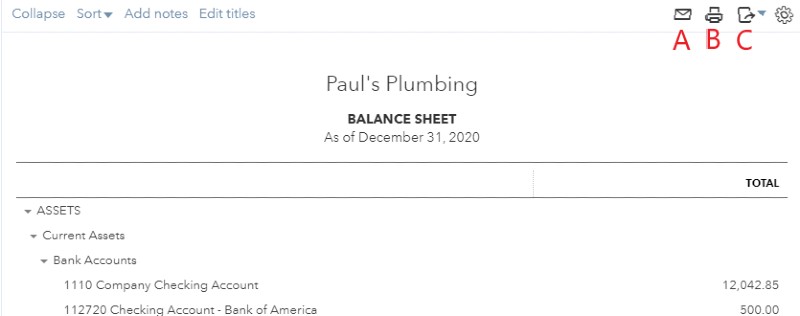 quickbooks 2013 for mac balance sheet reports not working