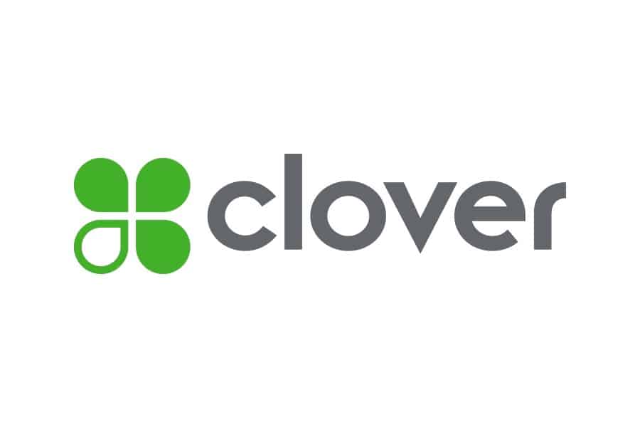 Clover POS logo.