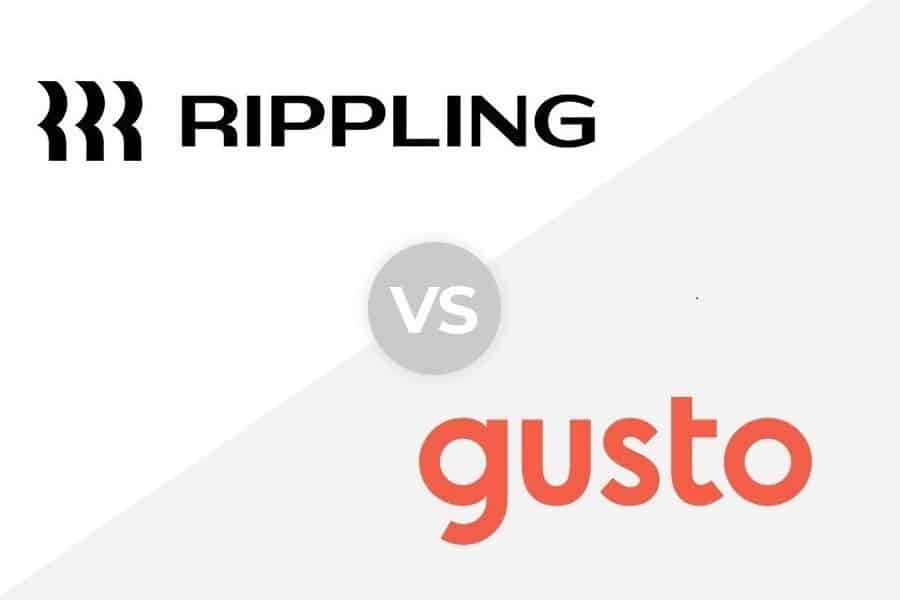 Rippling vs Gusto logo.